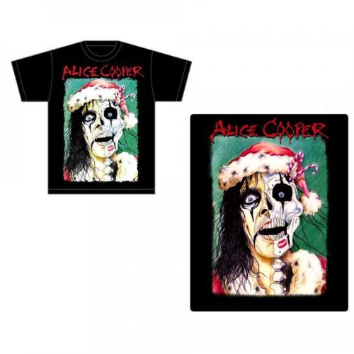Alice Cooper - Tričko Xmas Card - Muž, Unisex, Čierna, S