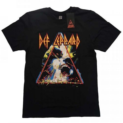 Def Leppard - Tričko Hysteria - Muž, Unisex, Čierna, S