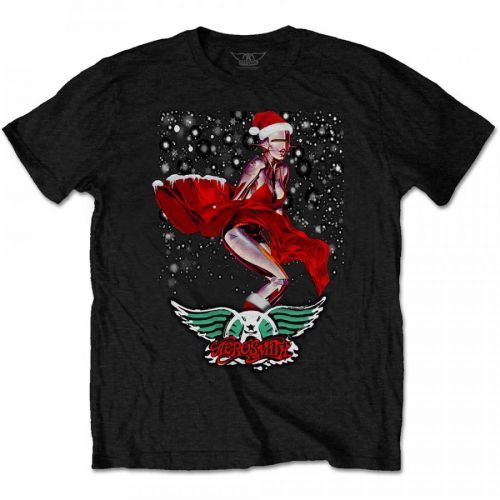 Aerosmith - Tričko Robo Santa - Muž, Unisex, Čierna, S