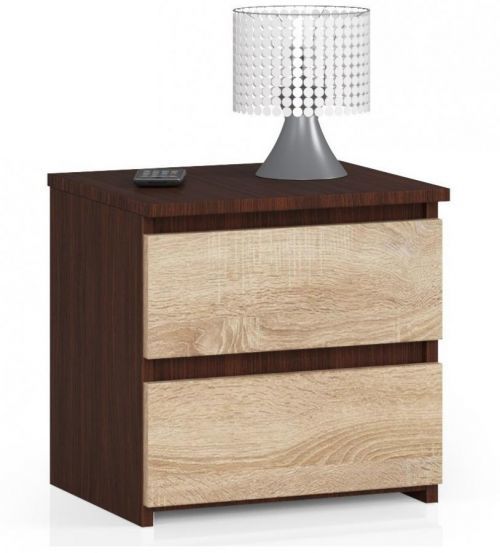 Noční stolek CL2 40 cm wenge/sonoma