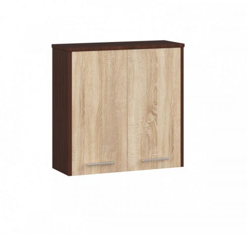Závěsná koupelnová skříňka Fin 60 cm venge/sonoma