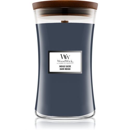 Woodwick Indigo Suede vonná sviečka 610 g