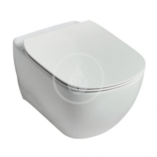 IDEAL STANDARD - Tesi Závesné WC s doskou SoftClose, AquaBlade, biela T3546V1