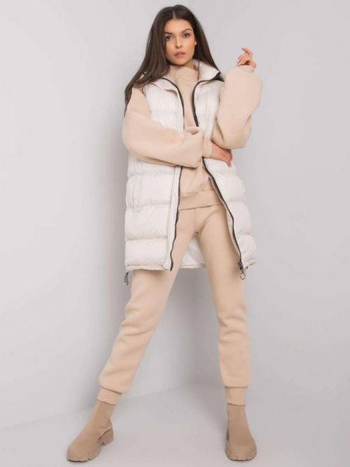 Béžová trojdielna sada S/M