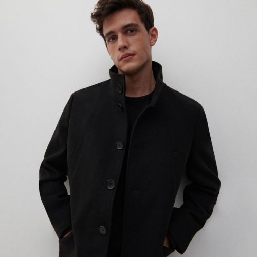 Reserved - Men`s coat - Čierna