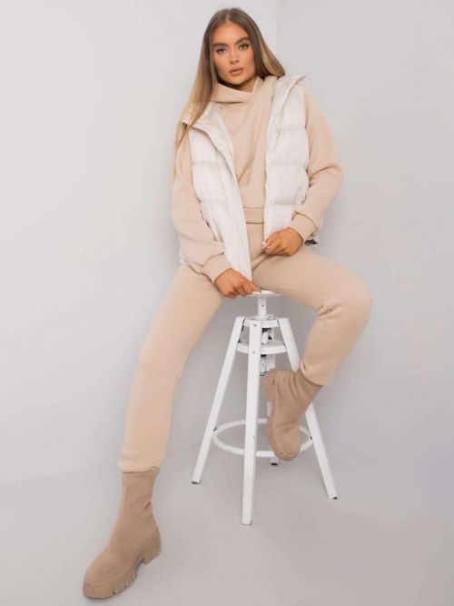 Svetlo béžová dámska trojdielna súprava S/M