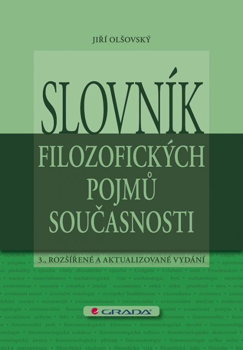 Slovník filozofických pojmů současnosti, Olšovský Jiří