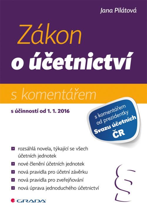 Zákon o účetnictví, Pilátová Jana
