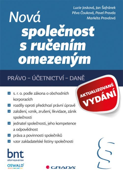 Nová společnost s ručením omezeným - aktualizované vydání, Josková Lucie