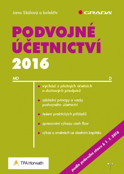 Podvojné účetnictví 2016, Skálová Jana