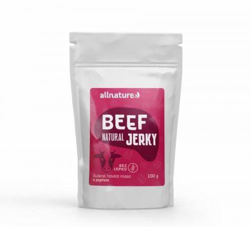 ALLNATURE Beef natural Jerky sušené mäso 100 g