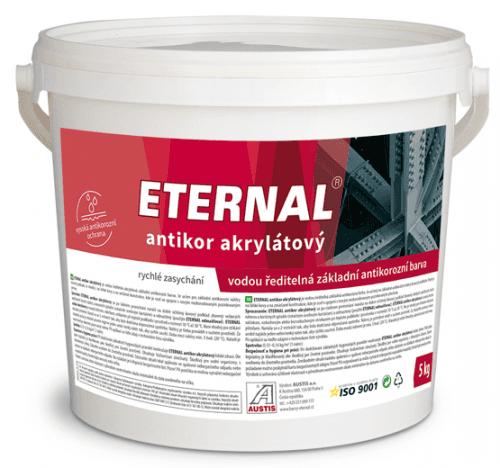 ETERNAL ANTIKOR - Akrylátová antikorózna farba 07 - červenohnedá 5 kg