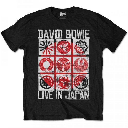 David Bowie - Tričko Live in Japan - Muž, Unisex, Čierna, XXL