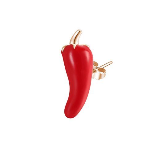 Rosato Pozlátená single náušnice Chilli paprička Storia RZO029