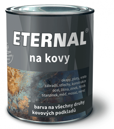 ETERNAL - Farba na vrchné a základné nátery kovov 423 - višňová 0,7 kg