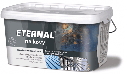 ETERNAL - Farba na vrchné a základné nátery kovov 407 - červenohnedá 5 kg