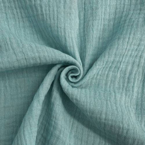 Dvojitá gázovina/mušelín teal