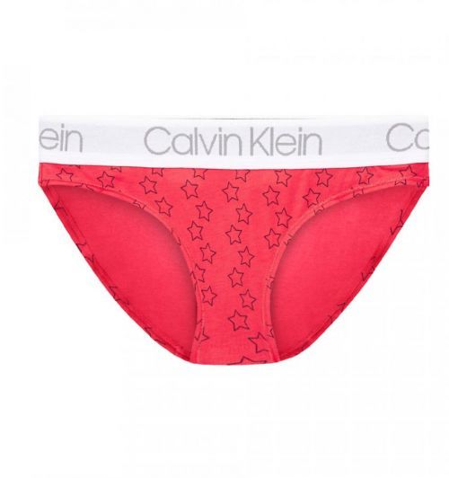Calvin Klein - Body cotton starlet red nohavičky - limited edition