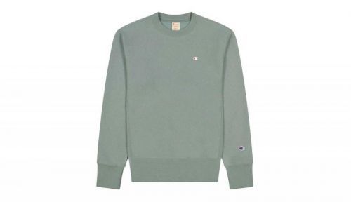 Champion Crewneck Sweatshirt Indigo zelené 216495-BS145
