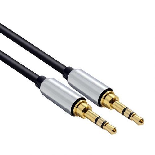 SOLIGHT JACK AUDIO KABEL, JACK 3,5MM KONEKTOR - JACK 3,5MM KONEKTOR, STEREO, BLISTER, 2M