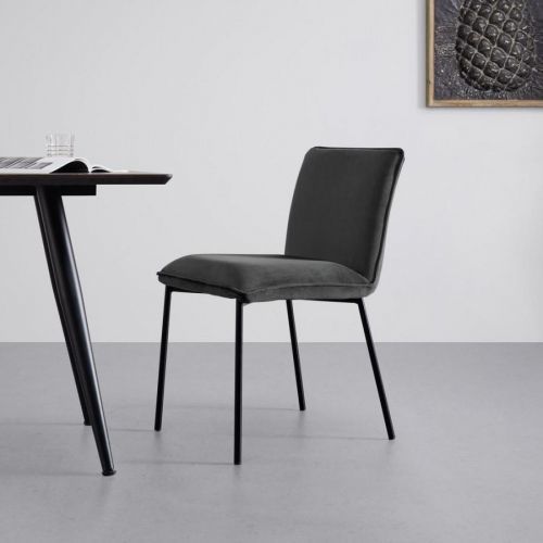 Stolička Darla Tmavosivá