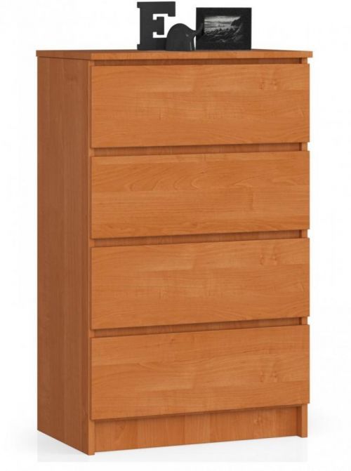 Komoda Kuba 60 cm - 4 zásuvky jelša