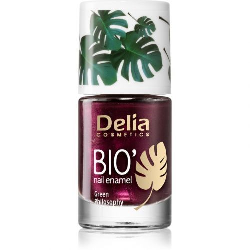 Delia Cosmetics Bio Green Philosophy lak na nechty odtieň 614 Plum 11 ml