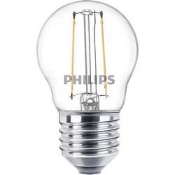 LED žiarovka Philips Lighting 76329900 230 V, E27, 2 W = 25 W, teplá biela, A ++ (A ++ - E), kvapkovitý tvar, 1 ks