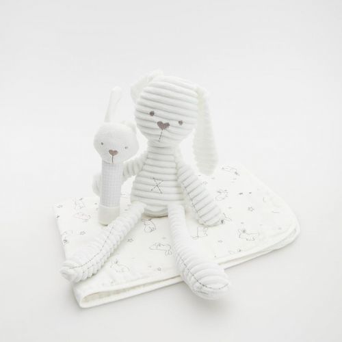 Reserved - Cuddly toy, toy & blanket - Krémová