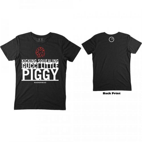 Radiohead - Tričko Gucci Piggy - Muž, Unisex, Čierna, L