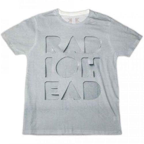 Radiohead - Tričko Note Pad - Muž, Unisex, Šedá, L