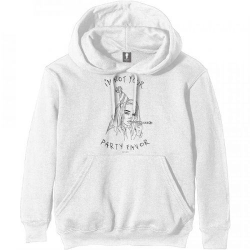 Billie Eilish - Mikina Party Favor - Muž, Unisex, Biela, L