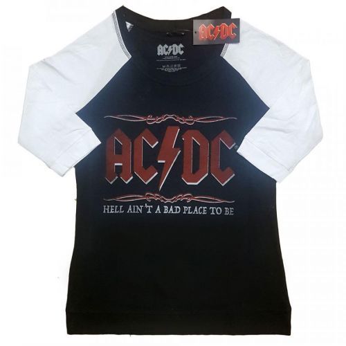 AC/DC - Tričko Hell Ain't A Bad Place - Žena, Čierna/biela, M