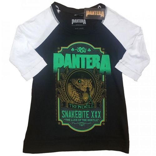 Pantera - Tričko Snakebit XXX Label - Žena, Čierna/biela, M