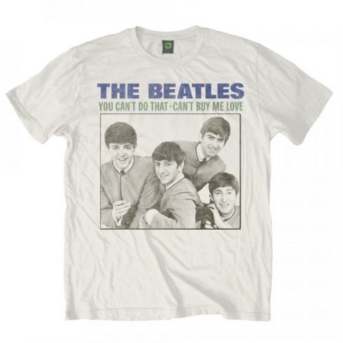 The Beatles - Tričko You can't do that - Muž, Unisex, Biela, L