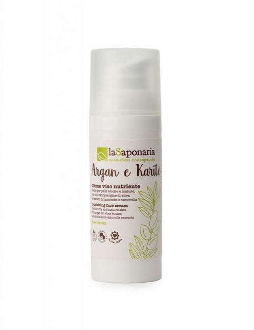 laSaponaria Vyživujúci krém pre suchú a zrelú pleť s argan. olejom BIO 50 ml 50 ml
