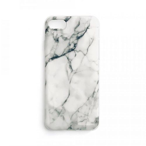Wozinsky Marble silikónové puzdro pre Samsung Galaxy A12/Galaxy M12 - Biela KP10139