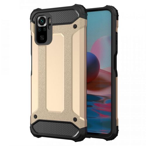 Puzdro Hybrid Armor pre Xiaomi Redmi Note 10 Pro  - Zlatá KP10216