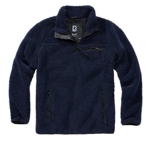 Bunda fleecová Brandit Teddyfleece Troyer - navy, 5XL