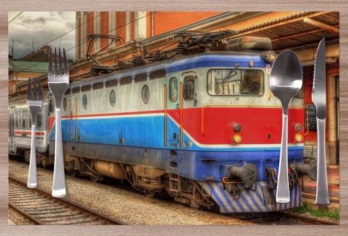 Prestieranie Vlak v stanici