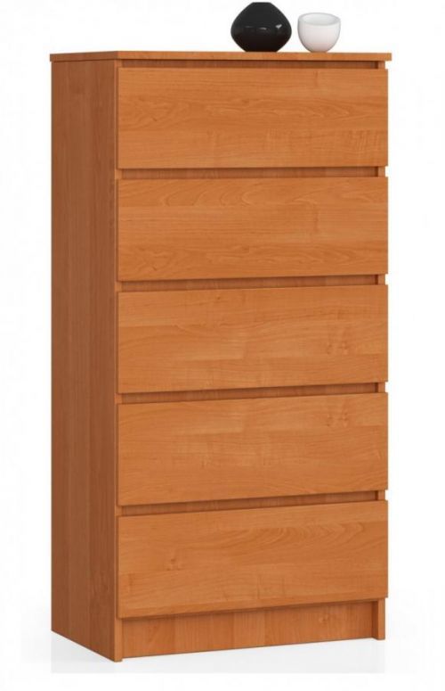 Komoda Kuba 60 cm - 5 šuplíků olše
