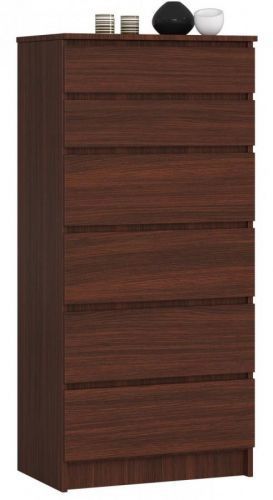 Komoda Kuba 60 cm - 6 zásuviek wenge