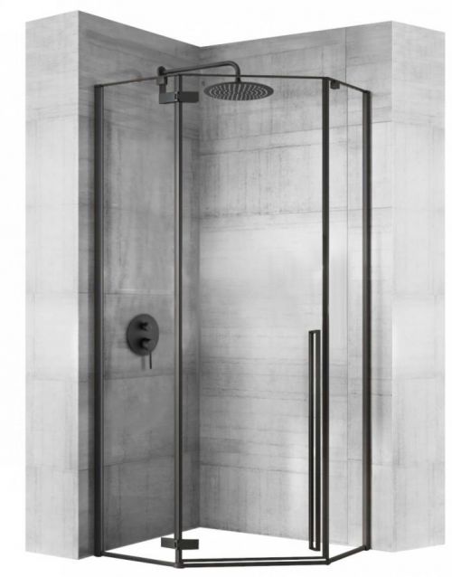 Sprchový kout Rea DIAMOND 90x90 cm černý mat