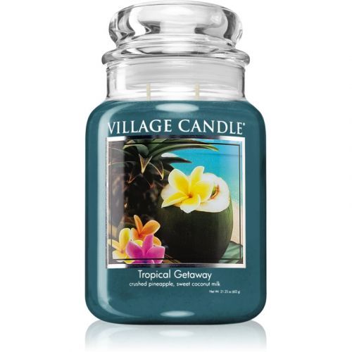 Village Candle Tropical Gateway vonná sviečka (Glass Lid) 602 g