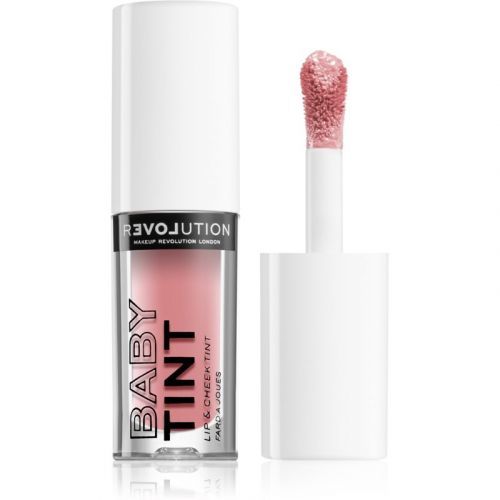 Revolution Relove Baby Tint tekutá lícenka a lesk na pery odtieň Baby 1,4 ml