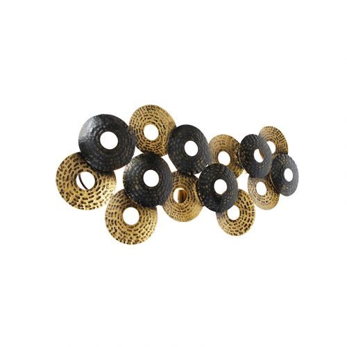 Oosterse wandlamp antiek goud 3-lichts - Balla