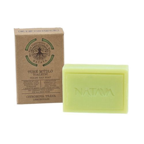 Natava Toaletné tuhé mydlo – Citrónová tráva 100 g
