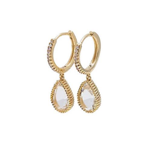 Troli Pozlátené kruhové náušnice VBE008 G