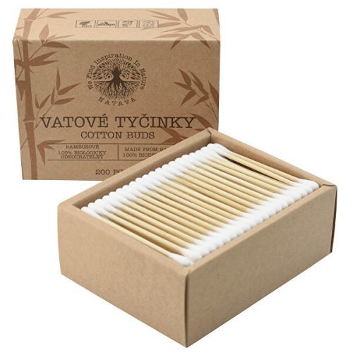 Natava Bambusové vatové tyčinky do uší 200 ks