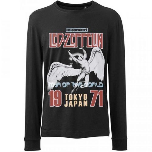 Led Zeppelin - Tričko s dlhým rukávom Japanese Icarus - Muž, Unisex, Čierna, S